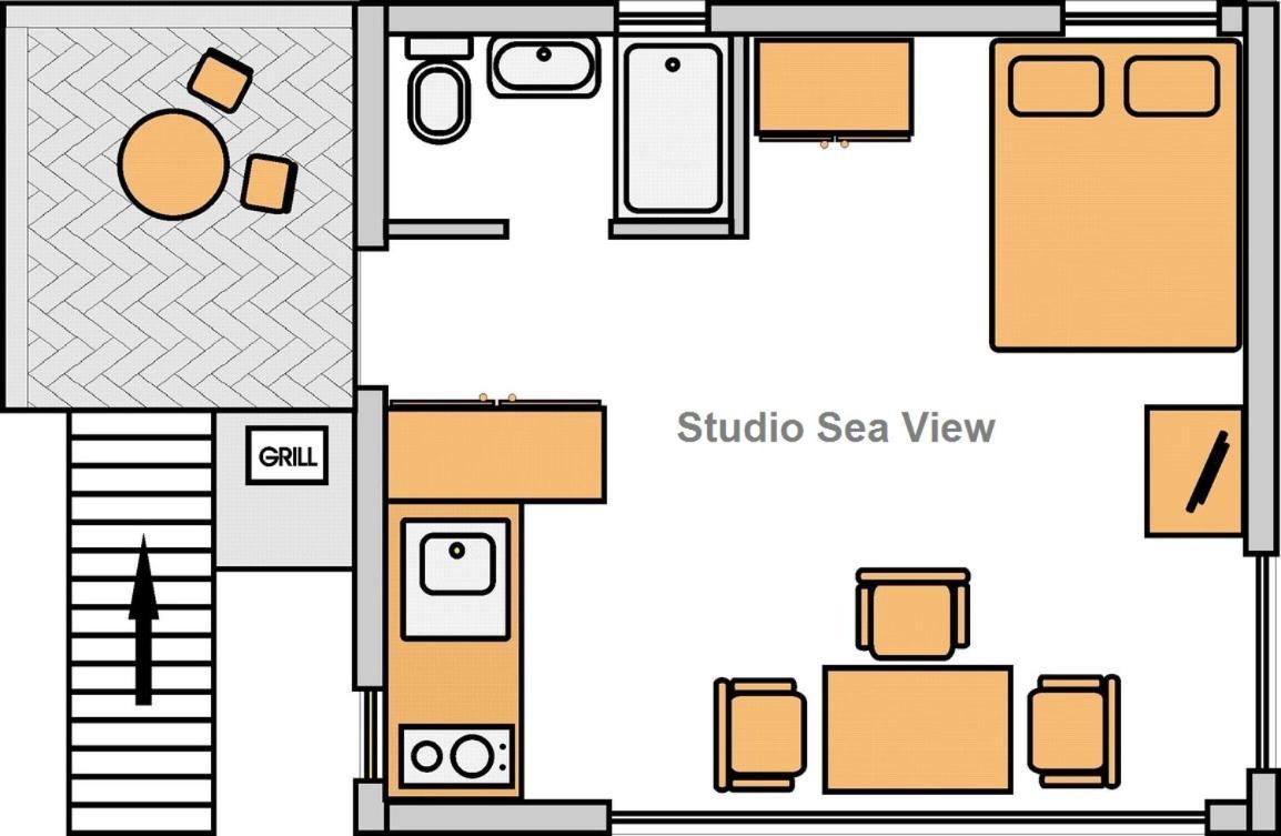 Studio Sea View Borik ロヴィニ エクステリア 写真